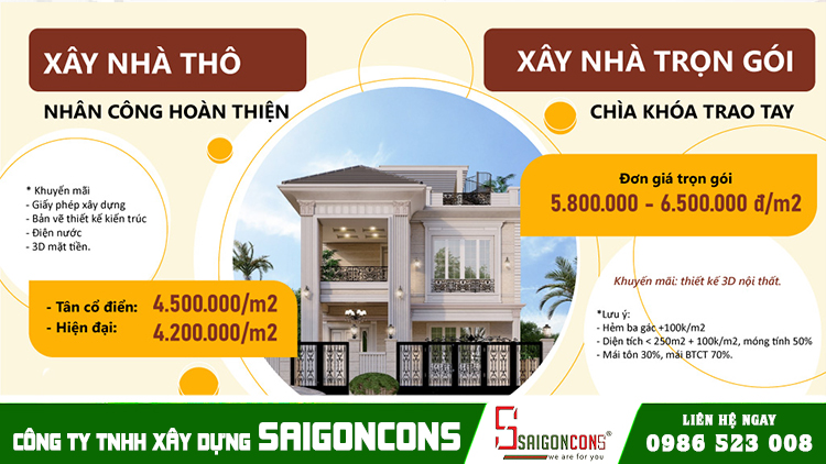 XÂY NHÀ TRỌN GÓI