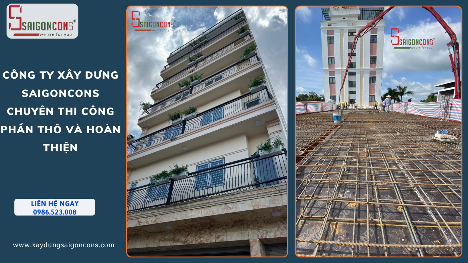 Xây dựng phần thô tốt nhất hiện nay tại TpHCM