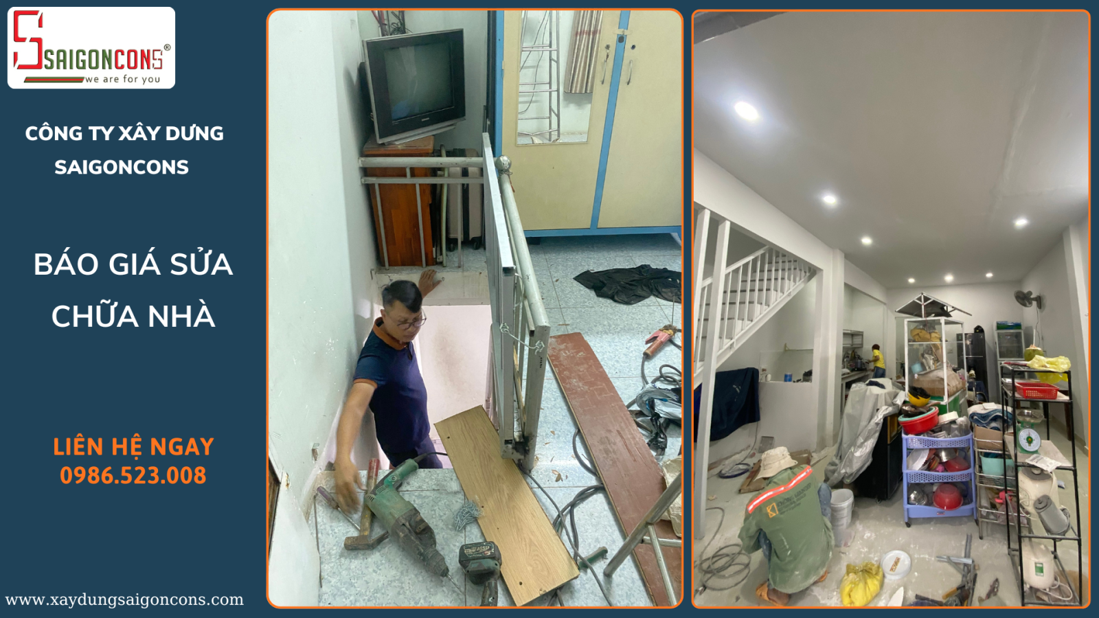 Báo giá sửa chữa nhà mới nhất 2025