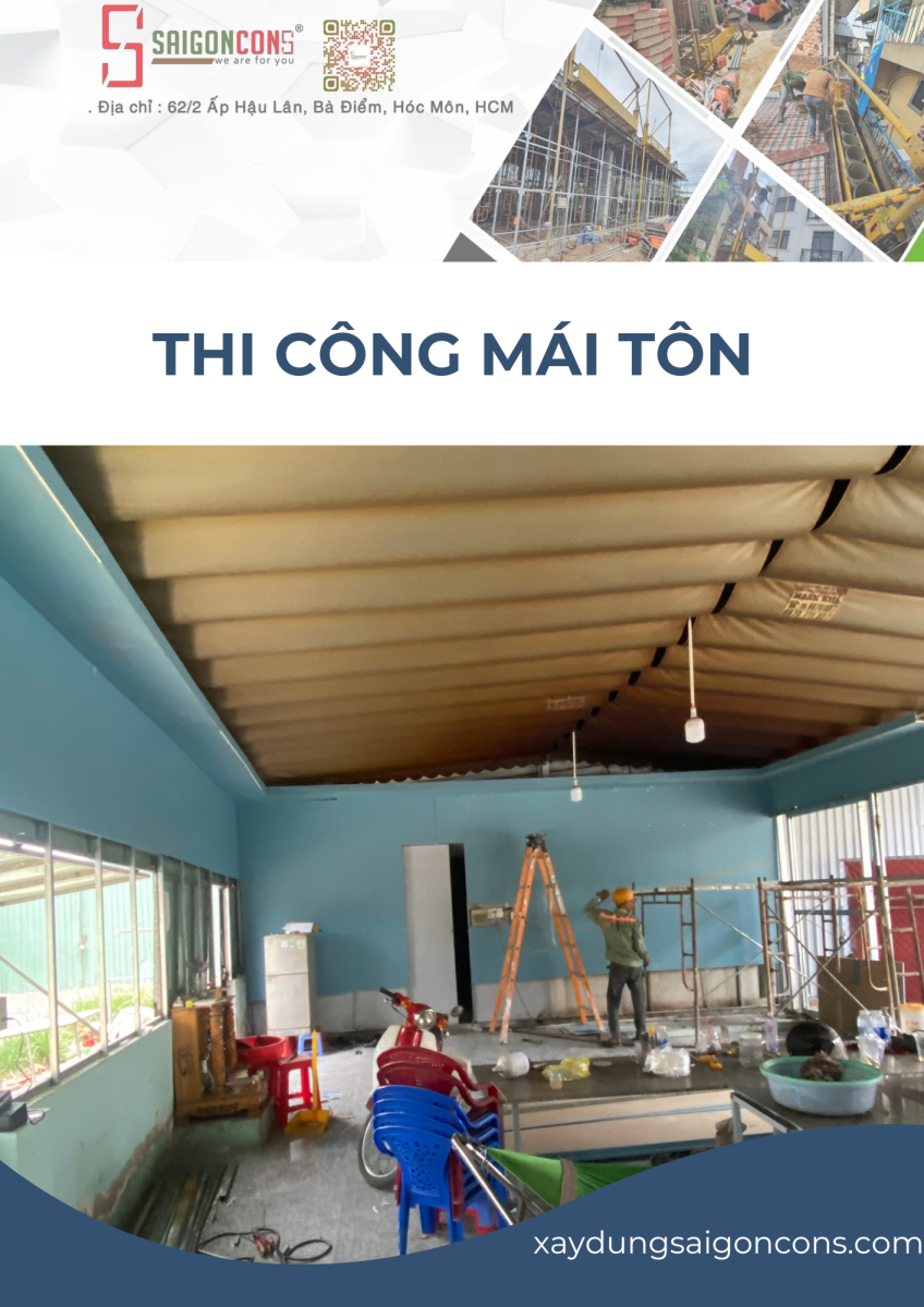 sửa mái tôn tại nhà