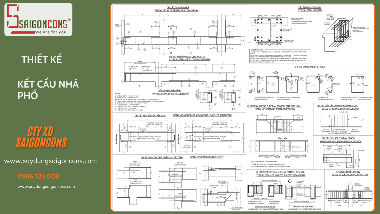 Thiết Kế Kết Cấu Nhà Phố