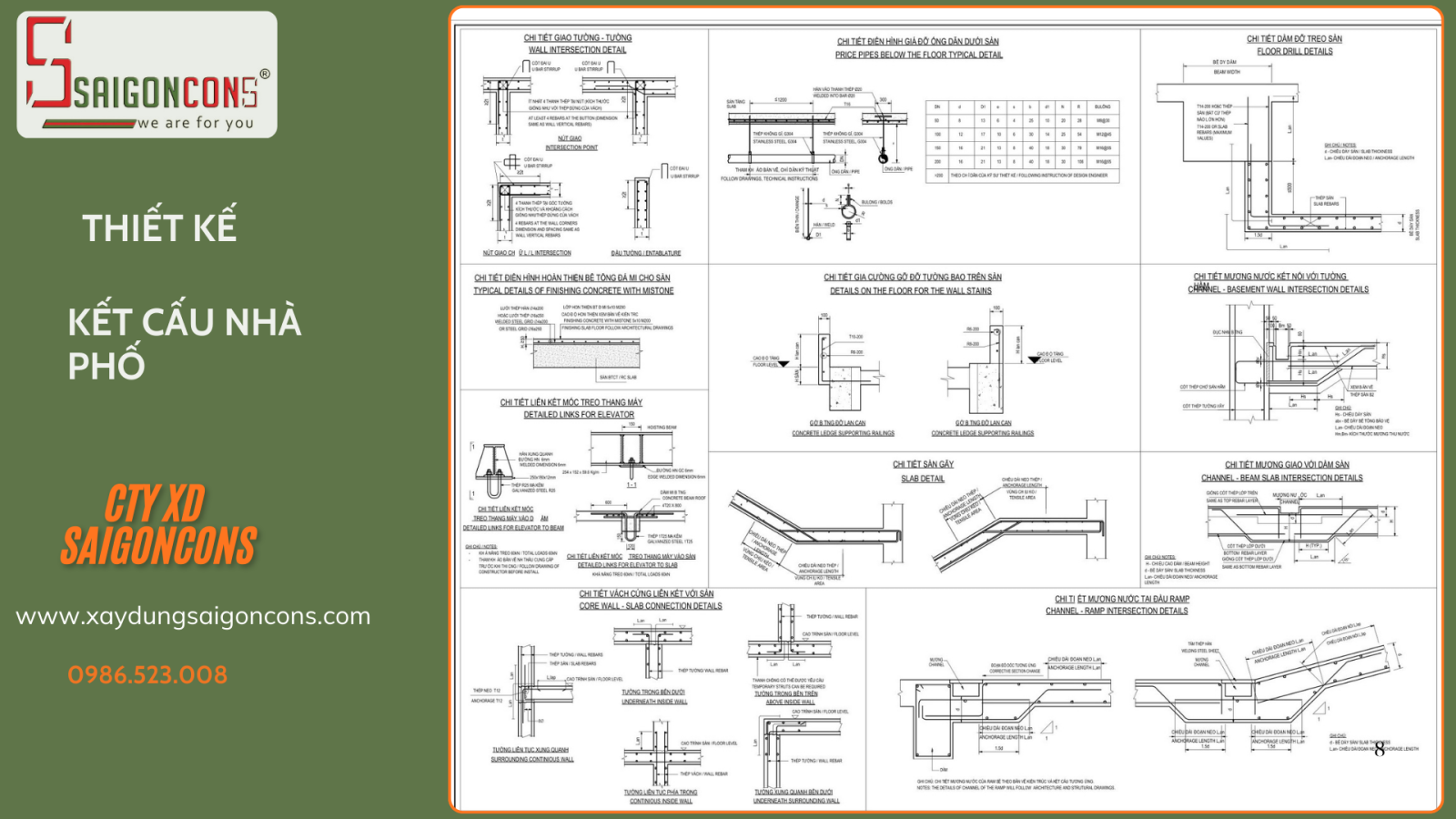 Thiết Kế Kết Cấu Nhà Phố