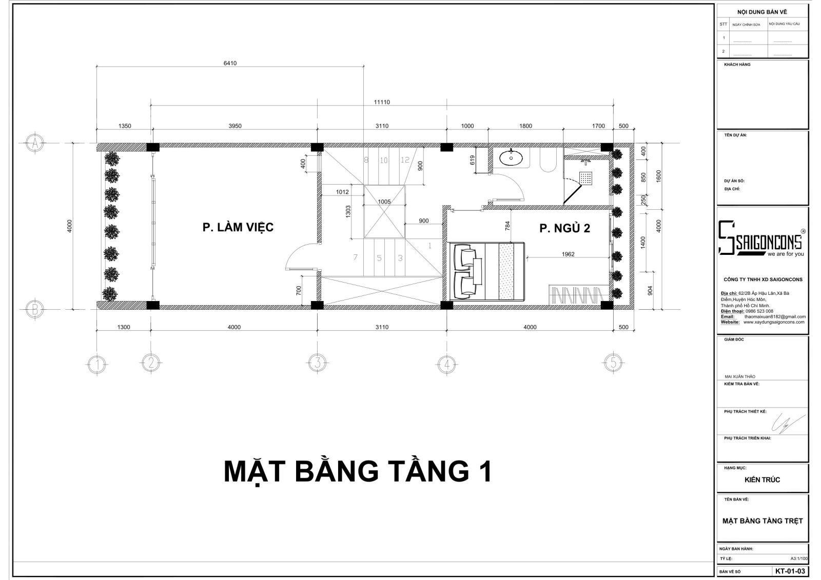 Thiết Kế Thi Công Nhà Lệch Tầng