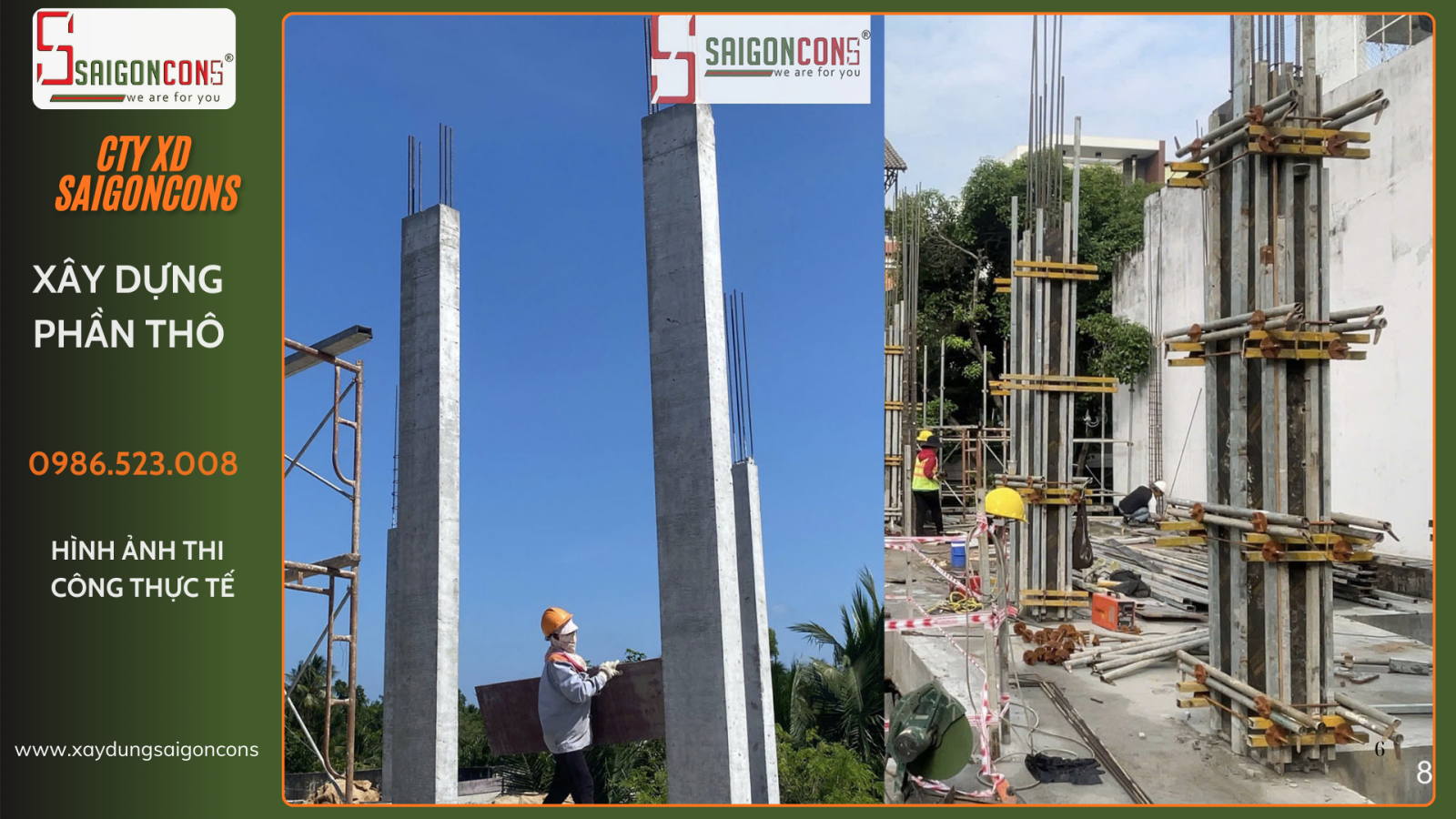 giá thi công phần thô mới nhất 2026